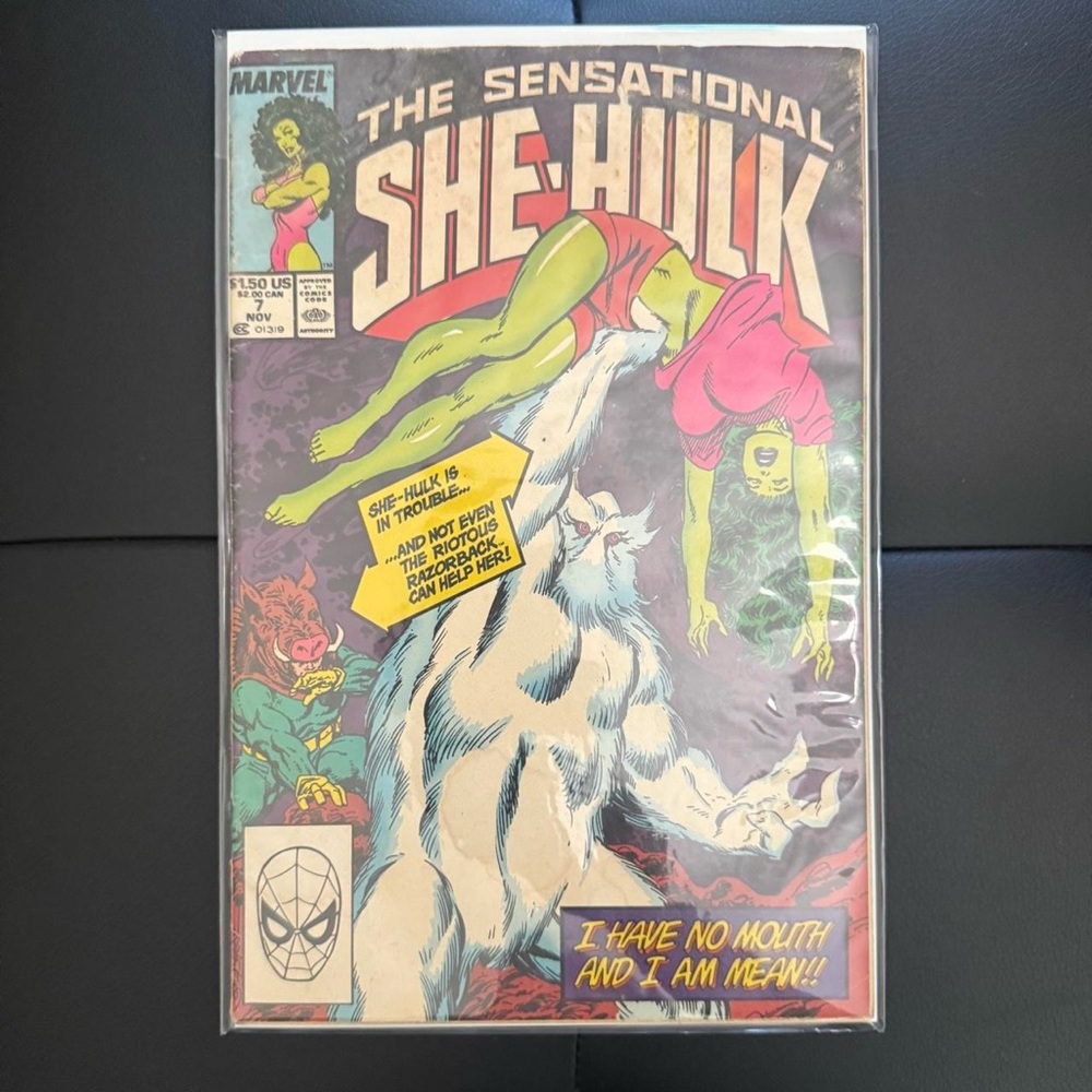 The Sensational She-Hulk 1989 #7 Marvel Comic